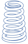 Conical spring