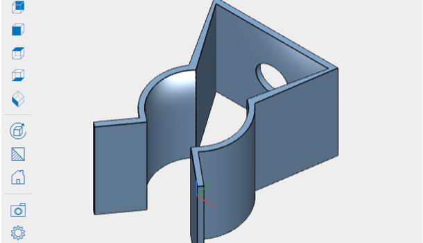 Federklammern CAD-Daten CAD-Daten Federklammer von Gutekunst Formfedern